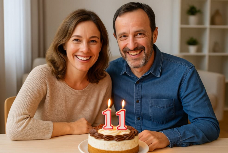 11 лет свадьбы: идеи для празднования стальной годовщины