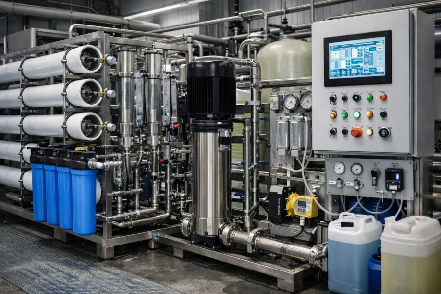 Як правильно обслуговувати промислову систему зворотного осмосу