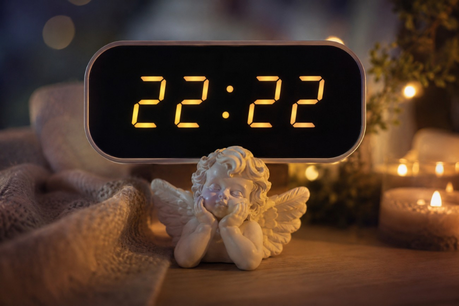 Значение 22:22 на часах в чувствах и ангельской нумерологии