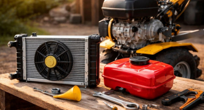 Як правильно вибрати радіатор та бензобак для мотоблоку
