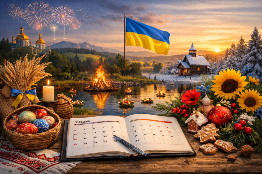 Новий календар свят на 2026 рік в Україні: усі дати й як їх відзначають
