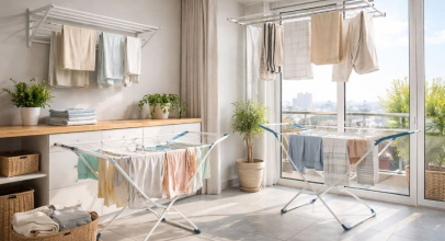 Как выбрать сушилку для белья в квартиру: напольная, настенная или потолочная