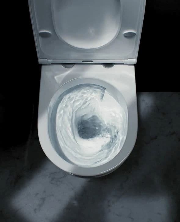 Конструкція унітазу без обідка