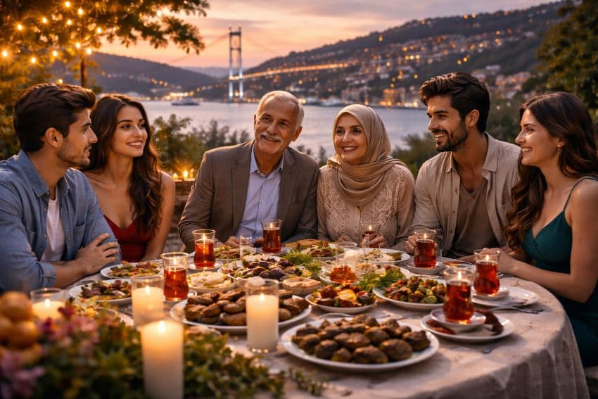 Сімейна вечеря з видом на Босфор