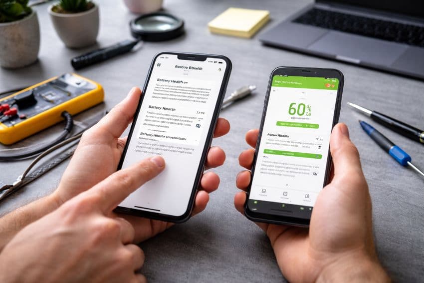 Перевірка здоров'я батареї смартфона