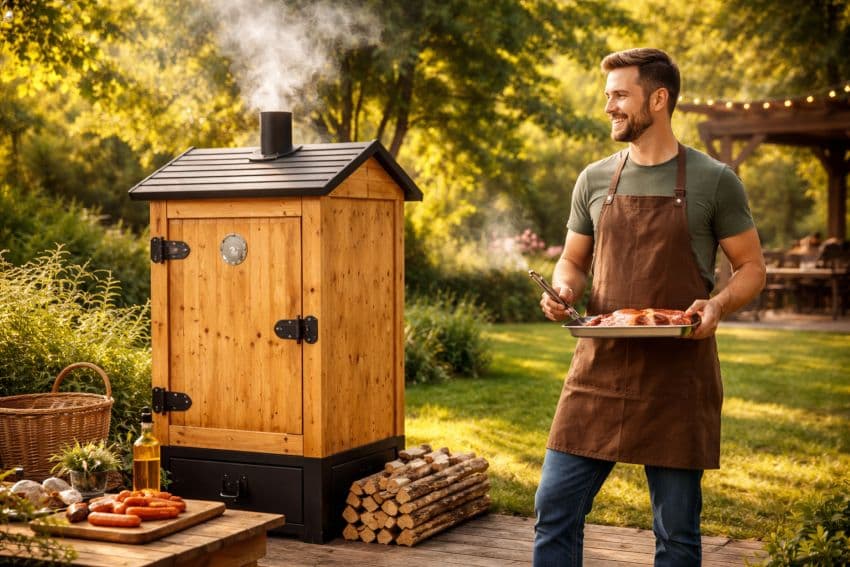 Деревянная коптильня: когда это действительно удачный выбор Деревянная коптильня: когда это действительно удачный выбор