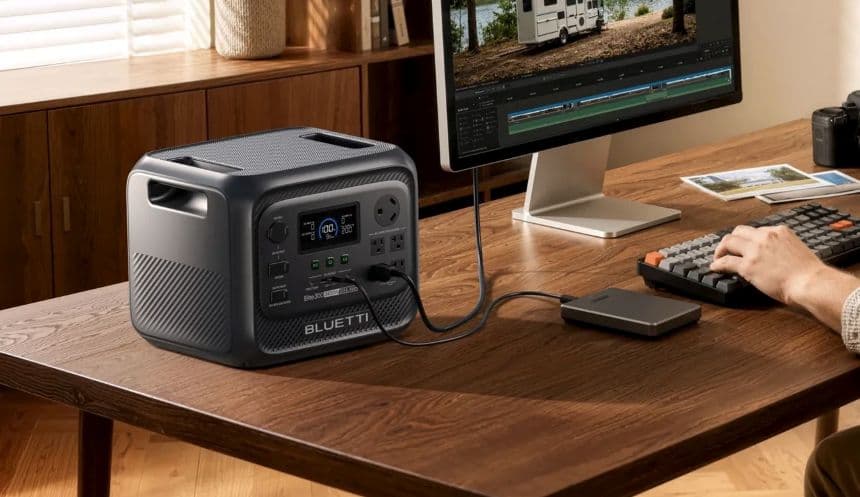 Питание монитора от портативной зарядной станции