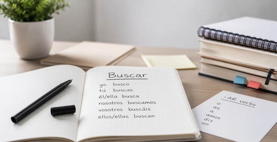 Дієслово buscar в іспанській мові