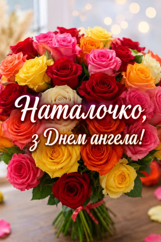 Наталочко, з Днем ангела!