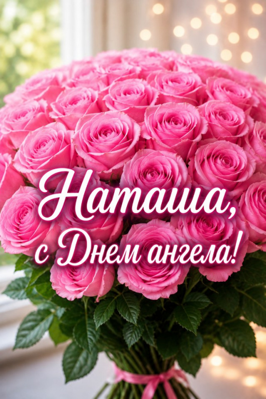 Наташа, с Днем ангела! Наташа, с Днем ангела!