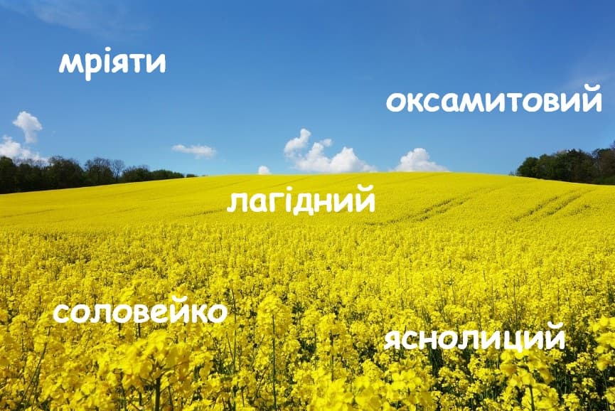 Мелодичные украинские слова