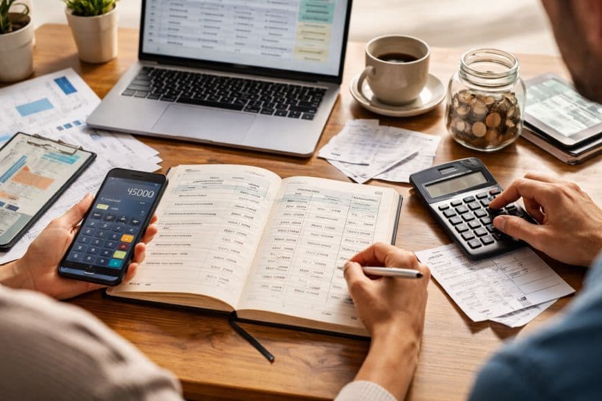 Простая таблица семейного бюджета Простая таблица семейного бюджета